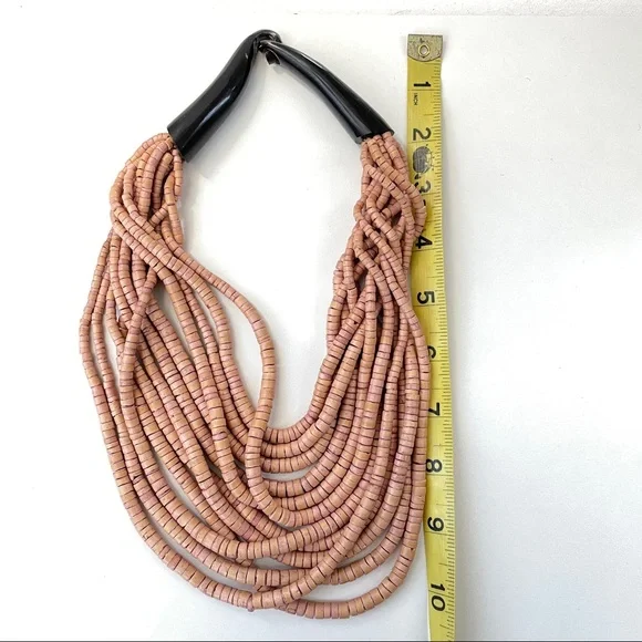 Vintage GERDA LYNGGAARD MONIES Artisan 12 Strand Layered Statement Necklace - Picture 14 of 15
